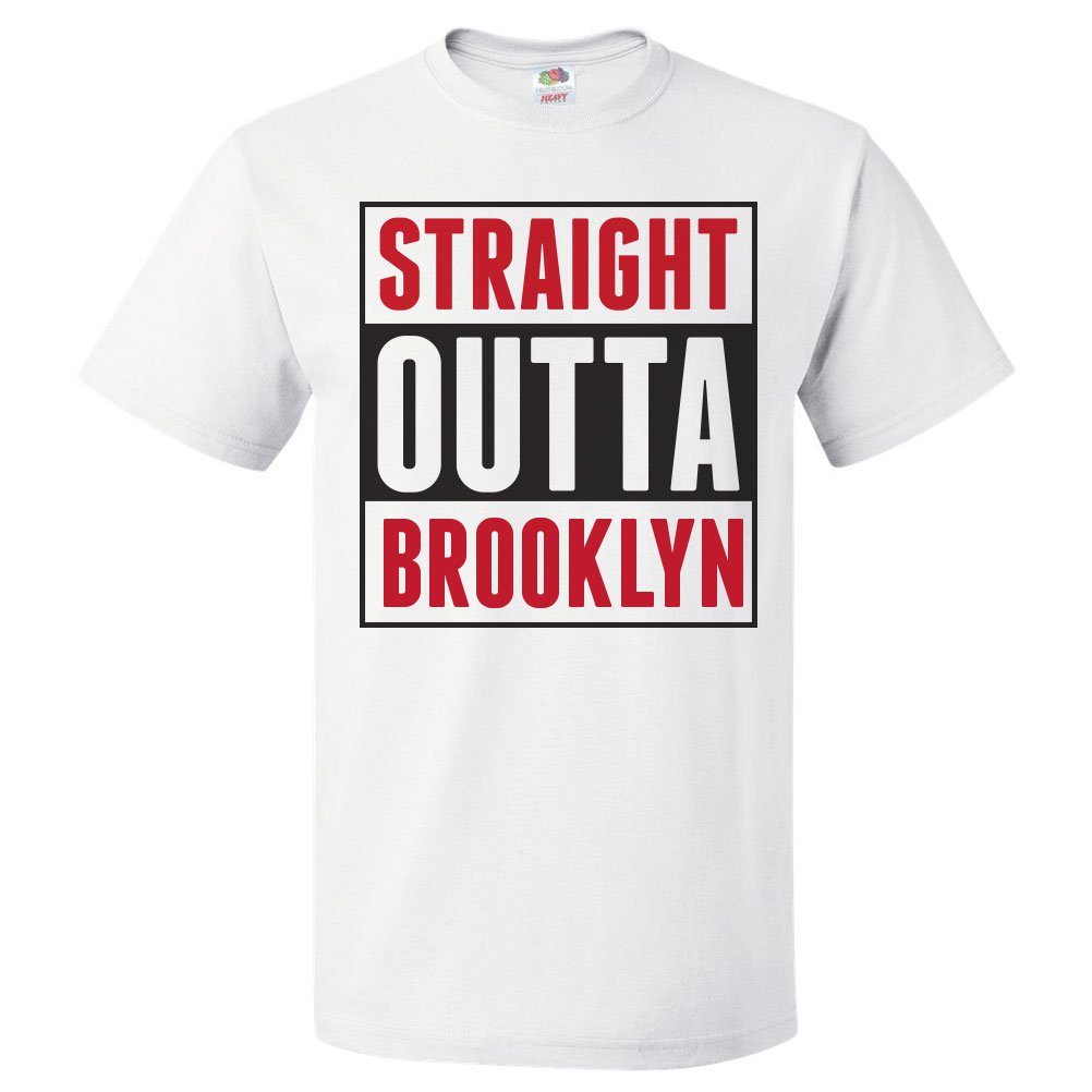 Straight Outta Brooklyn T-Shirt Cool Mens Or Women Gift Tee Straight Outta Brooklyn T-Shirt Cool Mens Or Women Gift Tee